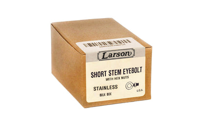 Bulk Box of Stainless Steel Eyebolts ~ Short Stem - Made in USA