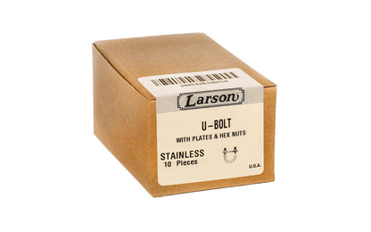 Box Bulk (10) Stainless Steel U-Bolts ~ 5/16-18 Thread - Made in USA