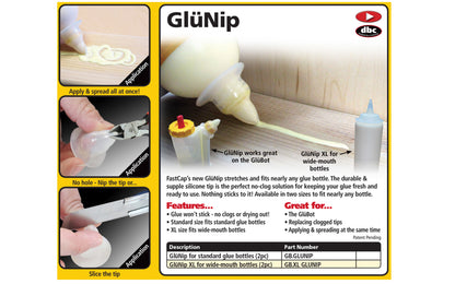 FastCap GluNip ~ Supple Silicone Bottle Top