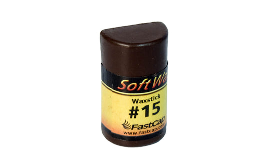 FastCap #15 SoftWax Refill Stick is great for color matches, shading & blending in finished wood. Repairs & hides small holes & scratches - Dark Brown Color ~ Model No. WAX15S ~ Made in USA ~ 663807981158