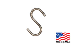 Stainless Steel S-Hook - Made in USA