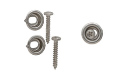 Vintage-style Hardware · Solid Brass Sash Stop Bead Adjusters - Pair. Made of solid brass - Allows 1/8" sideways adjustment - 11/16" Diameter. Allows for easy removal of interior stops of sash windows for repairs, refinishing, & adjustment of windows for smooth operation, especially during seasonal weather changes. Brushed Nickel finish
