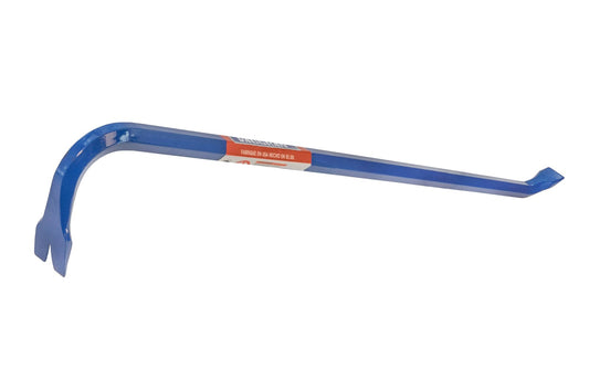 Made in USA · Model No. 336 - 336 - 36" overall length - Angled chisel on one end for prying - Nail puller on the other end - Rust-resistant finish - Gooseneck Bars pull, pry & straighten, with an angled chisel on one end for prying & lifting, & the other end is slotted for pulling nails - Wrecking Bar - Crow Bar  - 36" bar
