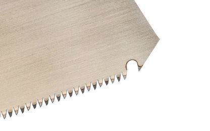 Made in Japan · Z-Saw #H-240 | #7026 ~ Crosscut Teeth: 18 TPI ~ Semi-fine cutting pull-saw ~ Starting "beak" tooth allows for starting a cut in the middle of the board ~ Metal spine back which gives the saw very accurate straight cuts ~ Impulse Hardened Teeth ~ Blade is removable