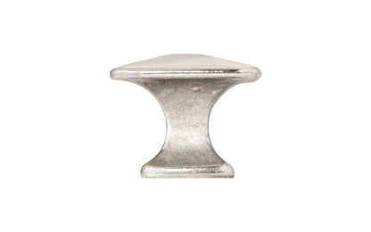 Vintage-style Hardware · Solid Brass Pyramid Shape Square Cabinet Knob ~ 1" size knob. Made of solid brass, this stylish knob has a smooth & weighty feel. Mission-style, Arts & Crafts style of hardware. Polished Nickel Finish