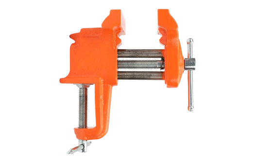 Pony 3" Light-Duty Clamp On Vise ~ 2-1/2" Jaw Opening - Pony / Jorgensen Model No. 13025 - Cast pipe jaws & twin guide bars - Pipe capacity 3/8" to 1-3/4"